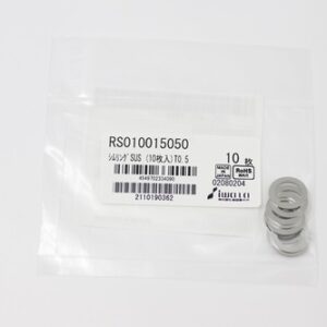 Shim Washer, 0.50mm Thick, ID 10mm x OD 15mm, SUS304 (Pack of 10), RS010015050