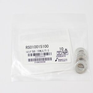 Shim Washer, 1.0mm Thick, ID 10mm x OD 15mm, SUS304 (Pack of 10), RS010015100