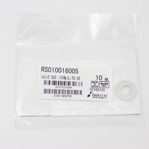 Shim Washer, 0.05mm Thick, ID 10mm x OD 16mm, SUS304 (Pack of 10), RS010016005