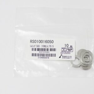 Shim Washer, 0.50mm Thick, ID 10mm x OD 16mm, SUS304 (Pack of 10), RS010016050
