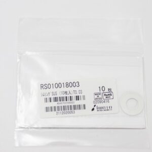 Shim Washer, 0.03mm Thick, ID 10mm x OD 18mm, SUS304 (Pack of 10), RS010018003