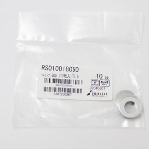 Shim Washer, 0.50mm Thick, ID 10mm x OD 18mm, SUS304 (Pack of 10), RS010018050