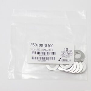 Shim Washer, 1.0mm Thick, ID 10mm x OD 18mm, SUS304 (Pack of 10), RS010018100