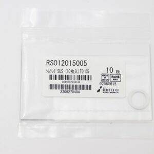 Shim Washer, 0.05mm Thick, ID 12mm x OD 15mm, SUS304 (Pack of 10), RS012015005