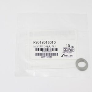 Shim Washer, 0.10mm Thick, ID 12mm x OD 16mm, SUS304 (Pack of 10), RS012016010
