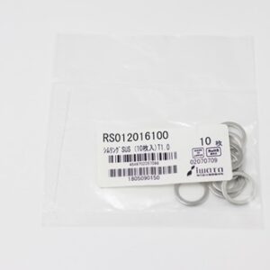Shim Washer, 1.0mm Thick, ID 12mm x OD 16mm, SUS304 (Pack of 10), RS012016100