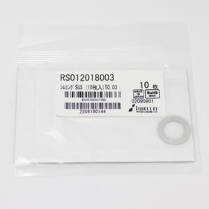 Shim Washer, 0.03mm Thick, ID 12mm x OD 18mm, SUS304 (Pack of 10), RS012018003