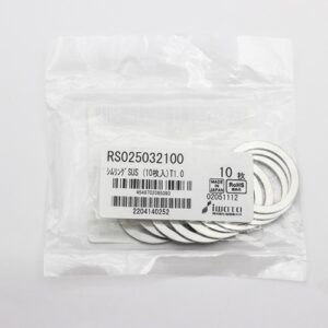 Shim Washer, 1.0mm Thick, ID 25mm x OD 32mm, SUS304 (Pack of 10), RS025032100