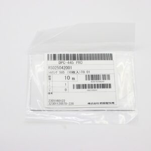 Shim Washer, 0.01mm Thick, ID 25mm x OD 42mm, SUS304 (Pack of 10), RS025042001