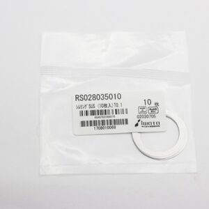 Shim Washer, 0.10mm Thick, ID 28mm x OD 35mm, SUS304 (Pack of 10), RS028035010