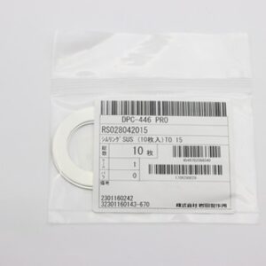 Shim Washer, 0.15mm Thick, ID 28mm x OD 42mm, SUS304 (Pack of 10), RS028042015