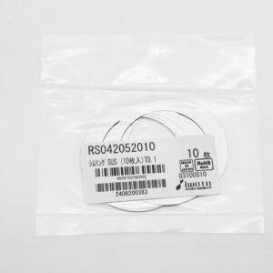 Shim Washer, 0.10mm Thick, ID 42mm x OD 52mm, SUS304 (Pack of 10), RS042052010