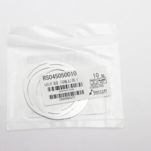 Shim Washer, 0.10mm Thick, ID 45mm x OD 50mm, SUS304 (Pack of 10), RS045050010