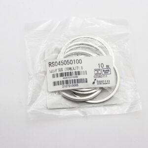 Shim Washer, 1.0mm Thick, ID 45mm x OD 50mm, SUS304 (Pack of 10), RS045050100