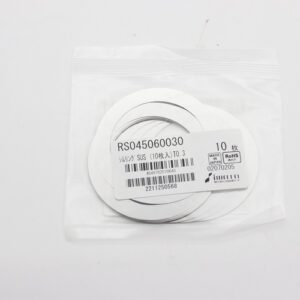 Shim Washer, 0.30mm Thick, ID 45mm x OD 60mm, SUS304 (Pack of 10), RS045060030