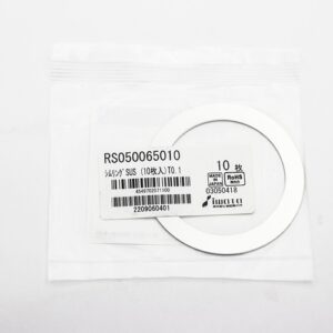 Shim Washer, 0.10mm Thick, ID 50mm x OD 65mm, SUS304 (Pack of 10), RS050065010