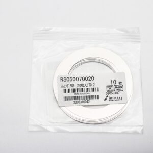 Shim Washer, 0.20mm Thick, ID 50mm x OD 70mm, SUS304 (Pack of 10), RS050070020