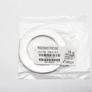 Shim Washer, 0.30mm Thick, ID 50mm x OD 70mm, SUS304 (Pack of 10), RS050070030