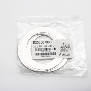 Shim Washer, 0.50mm Thick, ID 50mm x OD 70mm, SUS304 (Pack of 10), RS050070050