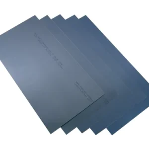 6 Piece Blue Tempered Shim Stock Assortment 6" x 12" Long Sheets, 23CR6, 23290
