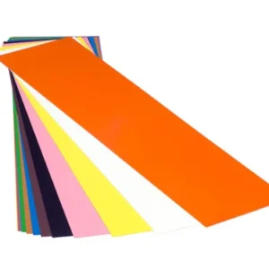 14 Piece Plastic Color Coded Shim Sheet Assortment, 10" x 20" Long, 44910