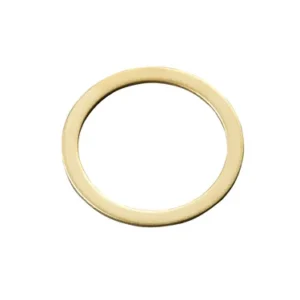 Shim Washer, 1.0mm Thick, ID 8mm x OD 18mm, Brass (Pack of 10), RB008018100