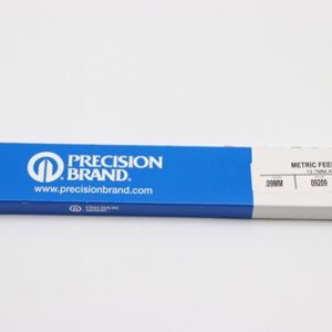 0.09mm Thick, Spring Steel C1095 Metric Feeler Gauge 12.7mm Wide x 305mm Long Blades, Pack of 12, 09209