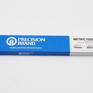 0.70mm Thick, Spring Steel C1095 Metric Feeler Gauge 12.7mm Wide x 305mm Long Blades, Pack of 12, 09270
