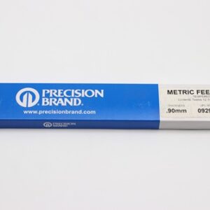 0.90mm Thick, Spring Steel C1095 Metric Feeler Gauge 12.7mm Wide x 305mm Long Blades, Pack of 12, 09290