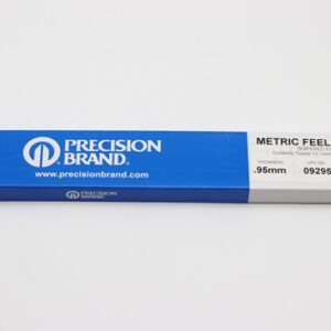 0.95mm Thick, Spring Steel C1095 Metric Feeler Gauge 12.7mm Wide x 305mm Long Blades, Pack of 12, 09295