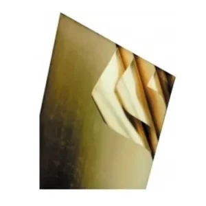 Laminated Shim Sheet .006″ Thick, .002″ Laminations, 12″ Wide x 24″ Long, Brass 70506