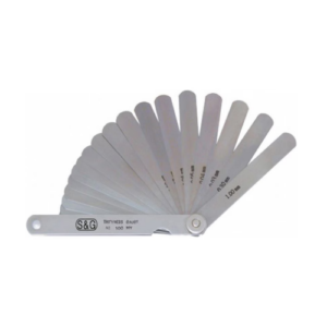 19 Piece Feeler Gauge Stainless Steel Assortment 12.7mm Wide x 100mm Long Blades, SUS-100MY